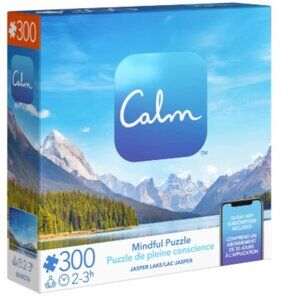 300 Piece Calm Jigsaw Puzzle for Relaxation, Stress Relief, and Mood Elevation,